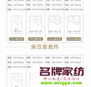 床单四件套的尺寸选择 4件套床单是什么样子的