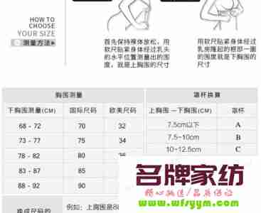 不知道胸围大小怎么选内衣？内衣尺码选择指南