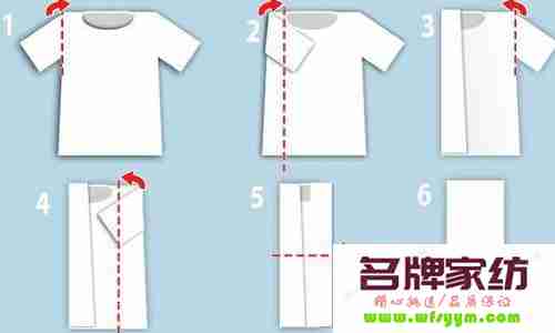 t恤巧收纳不起褶皱怎么办 t恤收纳叠法图解